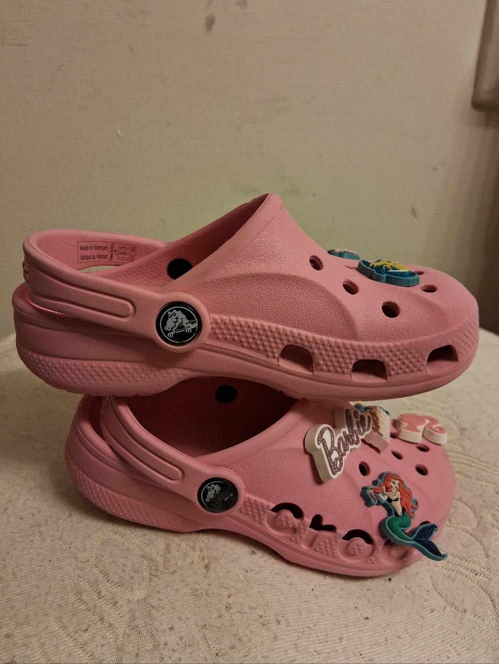 Crocs Kids' Classic Clog - Pink Size C 11 - Picture 7 of 16
